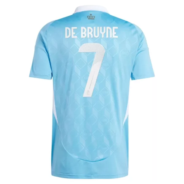 Camisola Bélgica De Bruyne 7 Homem Equipamento 2ª Euro 2024