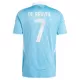 Camisola Bélgica De Bruyne 7 Homem Equipamento 2ª Euro 2024