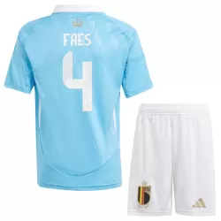 Camisola Bélgica Faes 4 Criança Equipamento 2ª Euro 2024 Camisola Bélgica Faes 4 Criança Equipamento 2ª Euro 2024