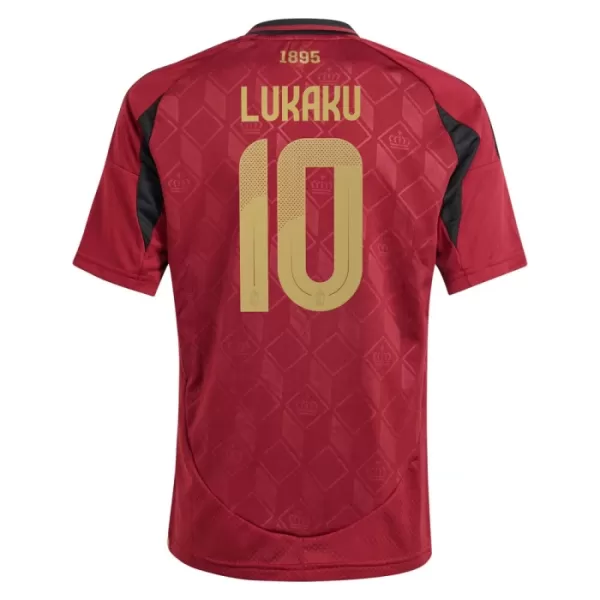 Camisola Bélgica Lukaku 10 Criança Equipamento 1ª Euro 2024