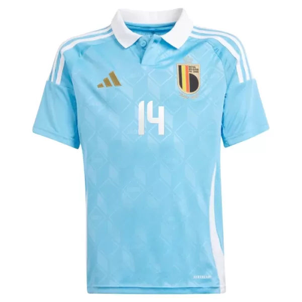 Camisola Bélgica Lukebakio 14 Criança Equipamento 2ª Euro 2024