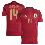 Camisola Bélgica Lukebakio 14 Homem Equipamento 1ª Euro 2024