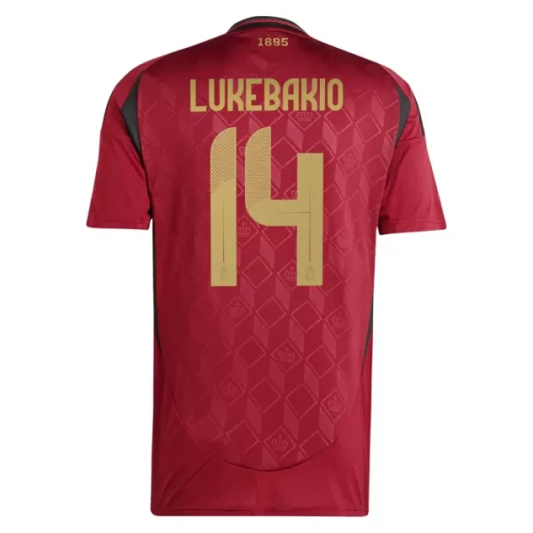 Camisola Bélgica Lukebakio 14 Homem Equipamento 1ª Euro 2024