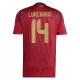 Camisola Bélgica Lukebakio 14 Homem Equipamento 1ª Euro 2024