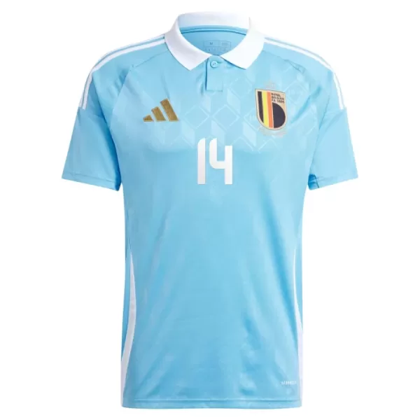 Camisola Bélgica Lukebakio 14 Homem Equipamento 2ª Euro 2024