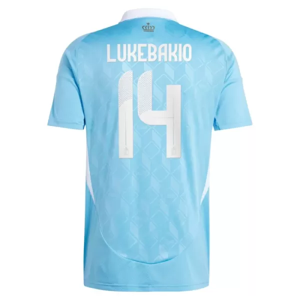 Camisola Bélgica Lukebakio 14 Homem Equipamento 2ª Euro 2024