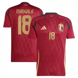 Camisola Bélgica Mangala 18 Homem Equipamento 1ª Euro 2024 Camisola Bélgica Mangala 18 Homem Equipamento 1ª Euro 2024