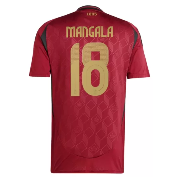 Camisola Bélgica Mangala 18 Homem Equipamento 1ª Euro 2024