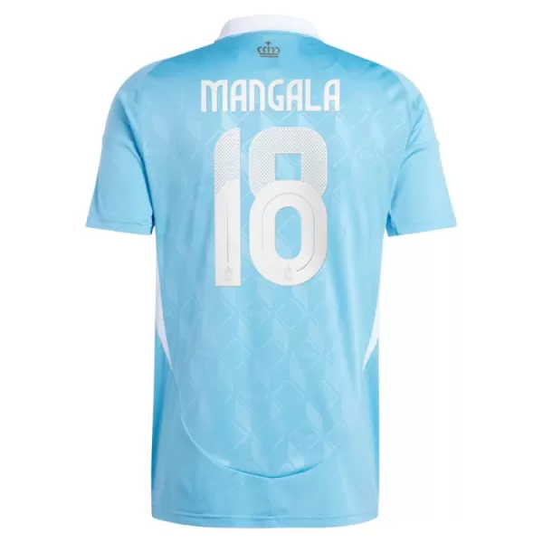 Camisola Bélgica Mangala 18 Homem Equipamento 2ª Euro 2024
