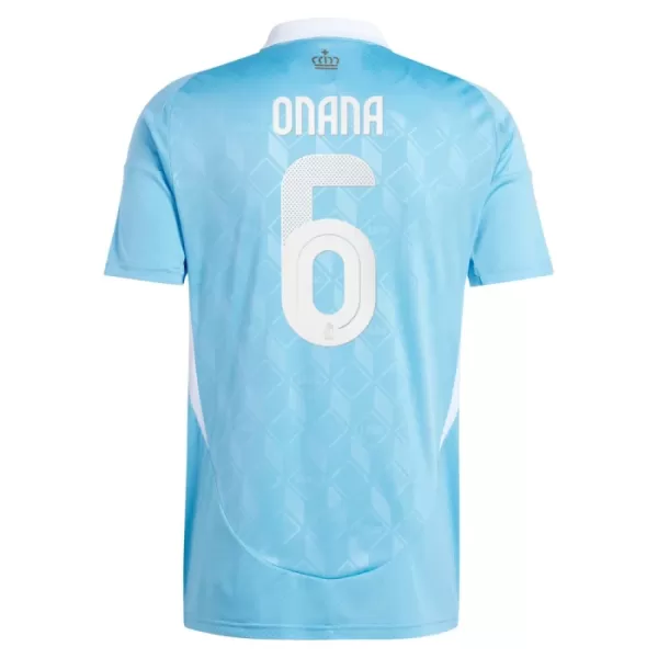 Camisola Bélgica Onana 6 Homem Equipamento 2ª Euro 2024
