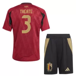 Camisola Bélgica Theate 3 Criança Equipamento 1ª Euro 2024 Camisola Bélgica Theate 3 Criança Equipamento 1ª Euro 2024
