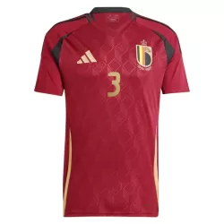Camisola Bélgica Theate 3 Homem Equipamento 1ª Euro 2024