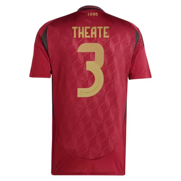 Camisola Bélgica Theate 3 Homem Equipamento 1ª Euro 2024