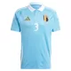 Camisola Bélgica Theate 3 Homem Equipamento 2ª Euro 2024