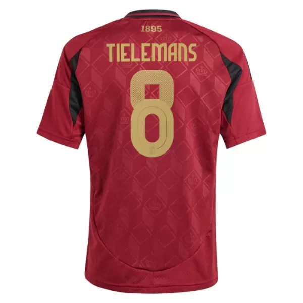 Camisola Bélgica Tielemans 8 Criança Equipamento 1ª Euro 2024
