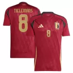 Camisola Bélgica Tielemans 8 Homem Equipamento 1ª Euro 2024