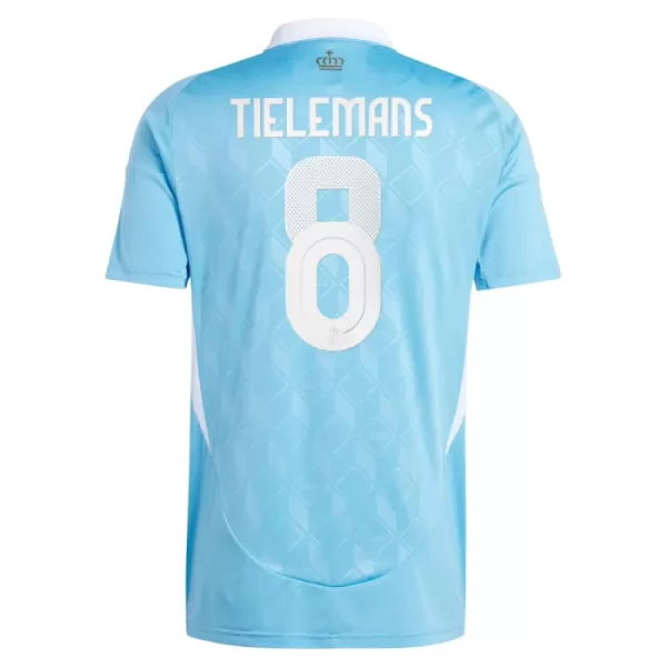Camisola Bélgica Tielemans 8 Homem Equipamento 2ª Euro 2024