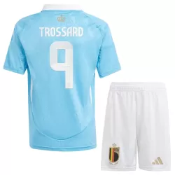 Camisola Bélgica Trossard 9 Criança Equipamento 2ª Euro 2024 Camisola Bélgica Trossard 9 Criança Equipamento 2ª Euro 2024