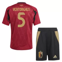 Camisola Bélgica Vertonghen 5 Criança Equipamento 1ª Euro 2024 Camisola Bélgica Vertonghen 5 Criança Equipamento 1ª Euro 2024