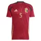 Camisola Bélgica Vertonghen 5 Homem Equipamento 1ª Euro 2024