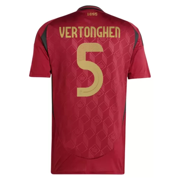 Camisola Bélgica Vertonghen 5 Homem Equipamento 1ª Euro 2024