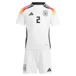 Camisola Alemanha Antonio Rudiger 2 Criança Equipamento 1ª Euro 2024