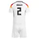 Camisola Alemanha Antonio Rudiger 2 Criança Equipamento 1ª Euro 2024