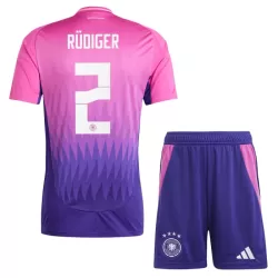 Camisola Alemanha Antonio Rudiger 2 Criança Equipamento 2ª Euro 2024 Camisola Alemanha Antonio Rudiger 2 Criança Equipamento 2ª Euro 2024