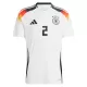 Camisola Alemanha Antonio Rudiger 2 Homem Equipamento 1ª Euro 2024