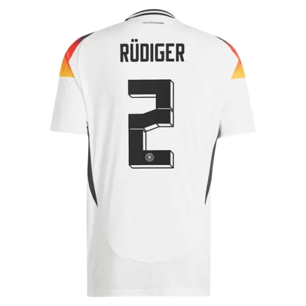 Camisola Alemanha Antonio Rudiger 2 Homem Equipamento 1ª Euro 2024