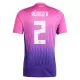 Camisola Alemanha Antonio Rudiger 2 Homem Equipamento 2ª Euro 2024