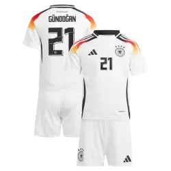 Camisola Alemanha Gündogan 21 Criança Equipamento 1ª Euro 2024 Camisola Alemanha Gündogan 21 Criança Equipamento 1ª Euro 2024