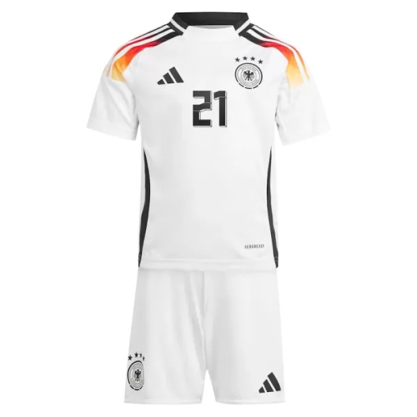 Camisola Alemanha Gündogan 21 Criança Equipamento 1ª Euro 2024