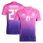 Camisola Alemanha Gündogan 21 Homem Equipamento 2ª Euro 2024