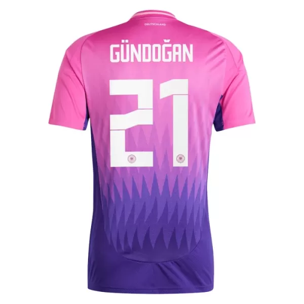 Camisola Alemanha Gündogan 21 Homem Equipamento 2ª Euro 2024