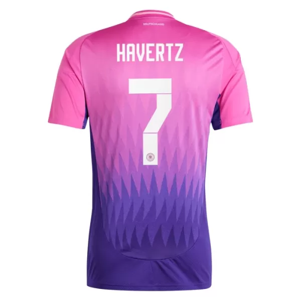 Camisola Alemanha Kai Havertz 7 Criança Equipamento 2ª Euro 2024