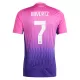 Camisola Alemanha Kai Havertz 7 Criança Equipamento 2ª Euro 2024
