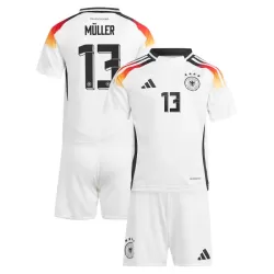 Camisola Alemanha Müller 13 Criança Equipamento 1ª Euro 2024 Camisola Alemanha Müller 13 Criança Equipamento 1ª Euro 2024