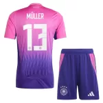 Camisola Alemanha Müller 13 Criança Equipamento 2ª Euro 2024