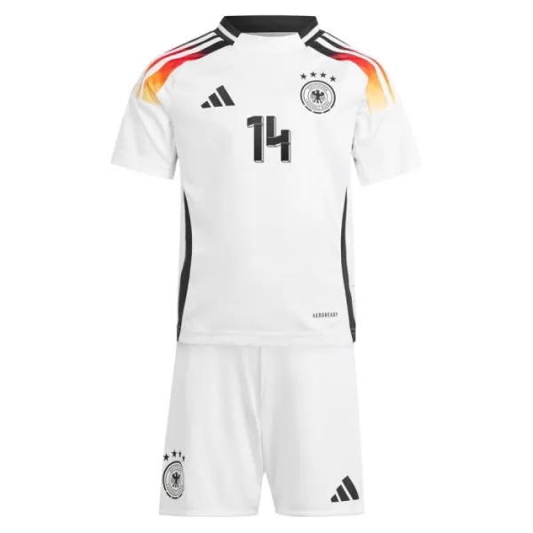 Camisola Alemanha Musiala 14 Criança Equipamento 1ª Euro 2024
