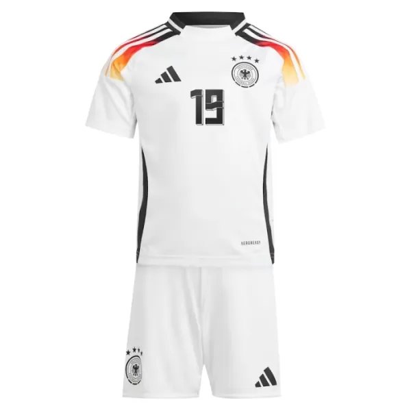 Camisola Alemanha Sané 19 Criança Equipamento 1ª Euro 2024