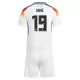 Camisola Alemanha Sané 19 Criança Equipamento 1ª Euro 2024