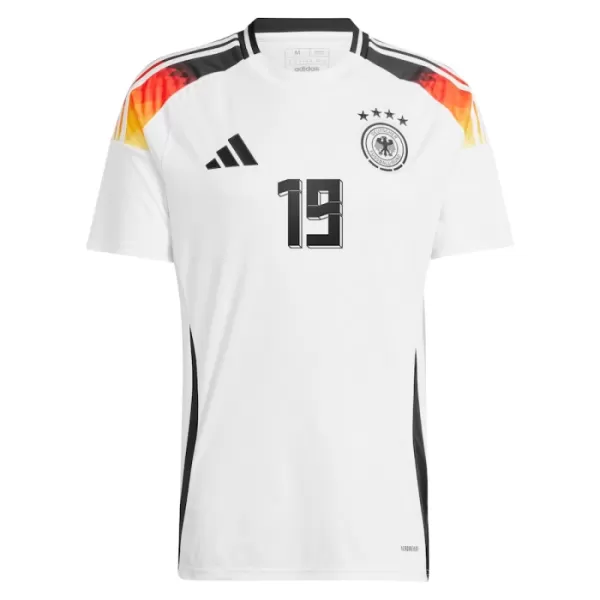 Camisola Alemanha Sané 19 Homem Equipamento 1ª Euro 2024