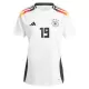 Camisola Alemanha Sané 19 Mulher Equipamento 1ª Euro 2024