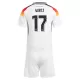 Camisola Alemanha Wirtz 17 Criança Equipamento 1ª Euro 2024