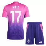 Camisola Alemanha Wirtz 17 Criança Equipamento 2ª Euro 2024