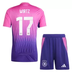 Camisola Alemanha Wirtz 17 Criança Equipamento 2ª Euro 2024 Camisola Alemanha Wirtz 17 Criança Equipamento 2ª Euro 2024