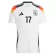 Camisola Alemanha Wirtz 17 Homem Equipamento 1ª Euro 2024