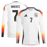 Camisola Manga Comprida Alemanha Kai Havertz 7 Homem Equipamento 1ª Euro 2024