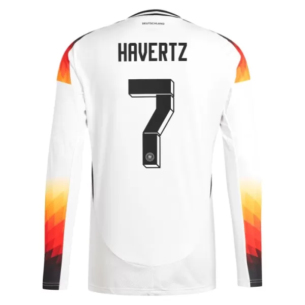 Camisola Manga Comprida Alemanha Kai Havertz 7 Homem Equipamento 1ª Euro 2024